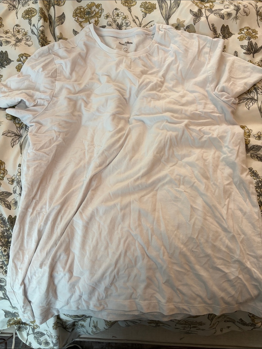 Goodfellow‎  Men's White Crew Neck T-Shirt